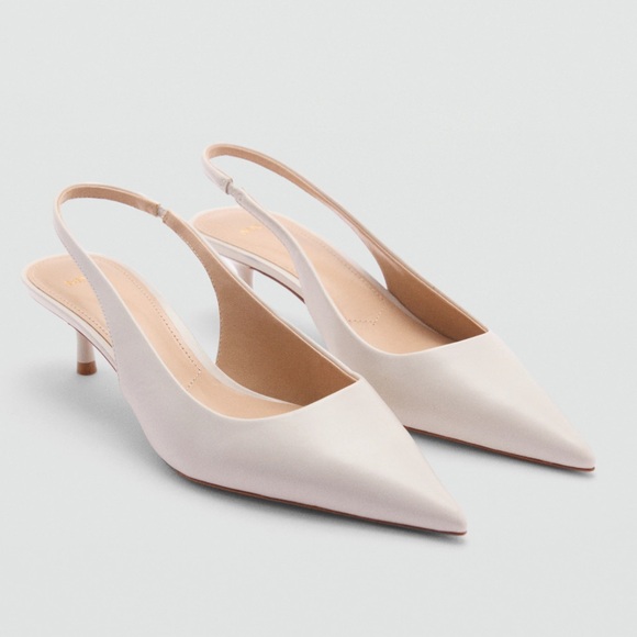 Mango sling back heels - Picture 3 of 8